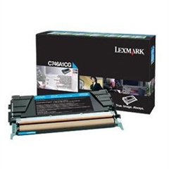 Toner Lexmark C746A1CG (modra), original