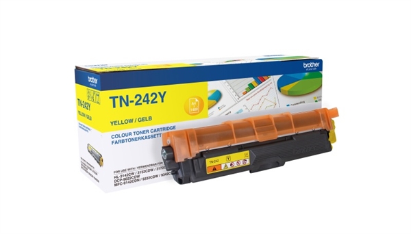 Toner Brother TN-242Y (rumena), original 