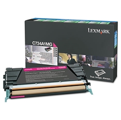 Toner Lexmark X746A1MG (škrlatna), original 