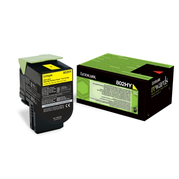 Toner Lexmark 80C2HYE (rumena), original