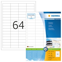 Samolepilne etikete Superprint Herma 4271, (48,3 x 16,9 mm), 100/1 (3667)