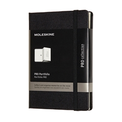 Beležnica Moleskine PRO Portfolio PKT trde platnice, črna