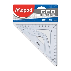 Trikotnik Maped Geometric 45°, 21 cm