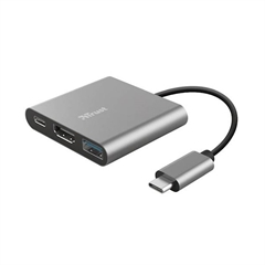 Pretvornik Trust USB-C na 2xUSB-A/C in 1xHDMI 