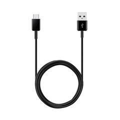 Polnilni kabel Samsung, USB-A na USB-C, 1.5 m, črn, 2 kosa