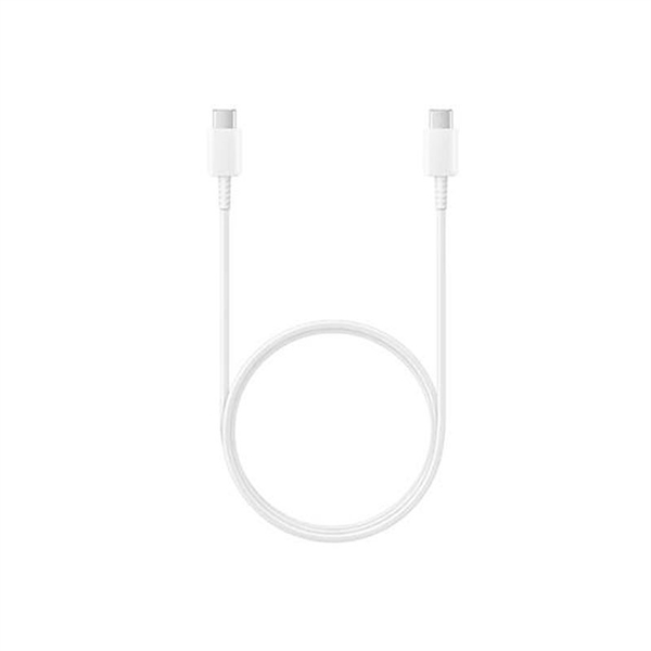 Povezovalni kabel Samsung, USB-C na USB-C, 1 m, bel