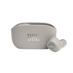 Brezžične slušalke JBL Wave 100TWS, kremno bele