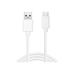 Polnilni kabel Sandberg, USB-A na USB-C, 2 m, bel