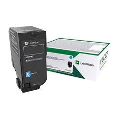 Toner Lexmark 75B20C0 (modra), original