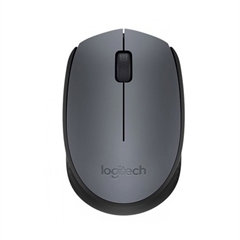 Miška Logitech M170 Wireless, brezžična, siva