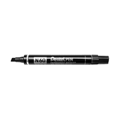 Marker Pentel Permanent N60PK, 3,9 – 5,7 mm, črn