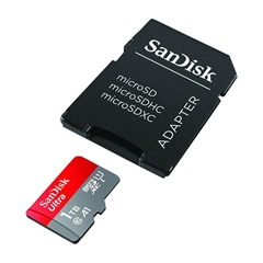 Spominska kartica SanDisk Ultra Micro SDXC UHS-I U1 A1, 150 MB/s, 1TB + SD Adapter