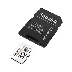 Spominska kartica SanDisk High Endurance video Micro SDHC C10 U3, 100 MB/s, 32 GB + SD Adapter