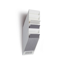 Stenski organizator Durable Flexiboxx A4, bel