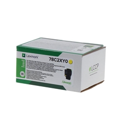 Toner Lexmark 78C2XY0 (rumena), original