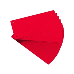 Pregradni karton 23,5 x 10,5 cm, 100 kosov, rdeč