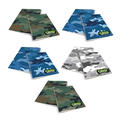 Zvezek A4 Rucksack Only, Camouflage 2, 5 mm karo, 52 listov, sortirano, 5 kosov