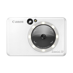 Poškodovana embalaža: fotoaparat z vgrajenim tiskalnikom Canon Zoemini S2, bel