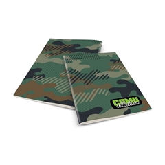 Zvezek A4 Rucksack Only, Camouflage2, brezčrtni, 52 listov, sortirano, 5 kosov