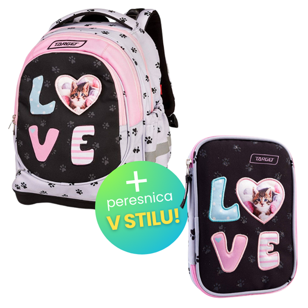 Torba + peresnica Target I Love Pets, komplet