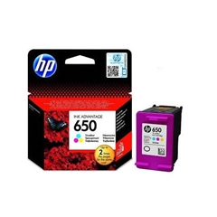 Poškodovana embalaža: kartuša HP CZ102AE nr.650 (barvna), original