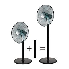 Ventilator s podstavkom Be Cool 2v1, 40 cm, črn