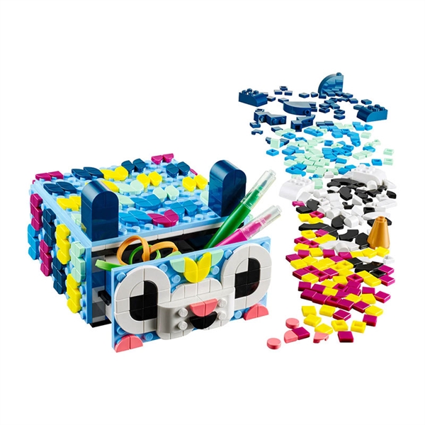 LEGO DOTS: Ustvarjalen živalski predalnik