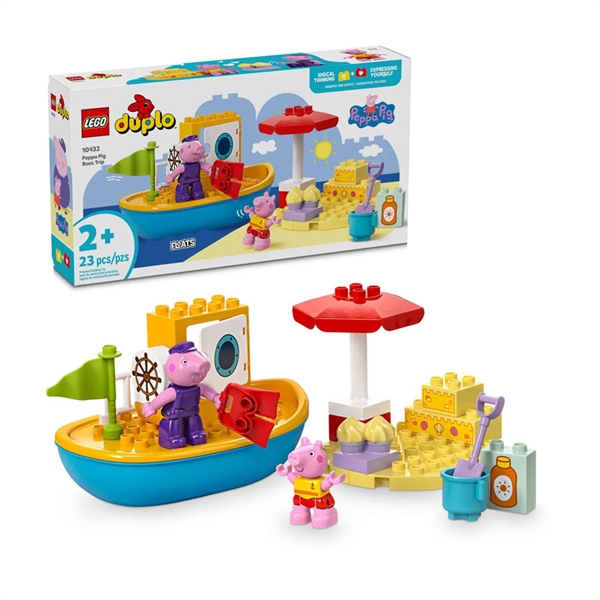 LEGO DUPLO Peppa Pig: Pujsa Pepa in potovanje s čolnom