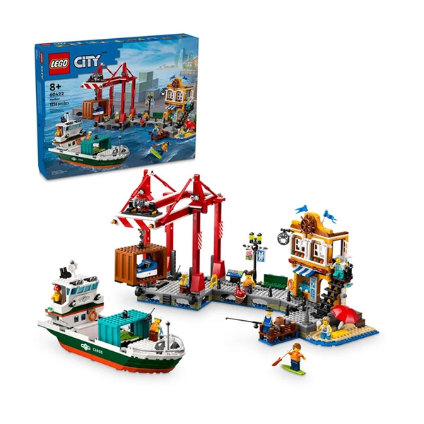 LEGO City: Obmorska luka s tovorno ladjo