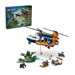 LEGO City: Helikopter v postojanki raziskovalca džungle