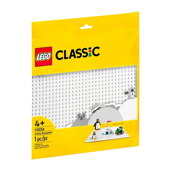 LEGO Classic: Bela osnovna plošča