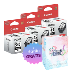 Komplet kartuš Canon PG-545 XL (črna), original, 3 kosi + DARILO GRATIS