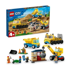 LEGO City: Gradbeni tovornjaki in žerjav z rušilno kroglo