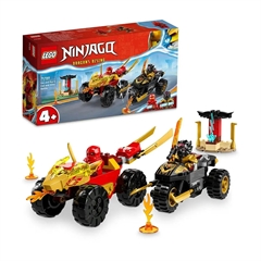 LEGO Ninjago: Spopad med Kaijem v avtu in Rasom na motorju