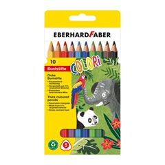 Barvice Eberhard Faber Colori Jumbo, 10 kosov