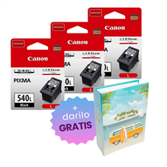 Komplet kartuš Canon PG-540L (črna), original, 3 kosi + DARILO GRATIS