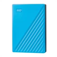 Zunanji prenosni disk WD My Passport, 6 TB, moder