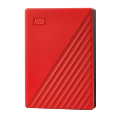 Zunanji prenosni disk WD My Passport, 6 TB, rdeč