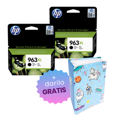 Komplet kartuš HP 3JA30AE nr.963 XL (črna), original, 2 kosa + DARILO GRATIS