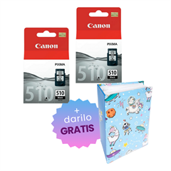 Komplet kartuš Canon PG-510 (črna), original, 2 kosa + DARILO GRATIS